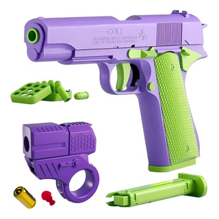 Pistolas Colt 1911 Y Anillo Fidget Antiestrés Zanahoria 3d Pistolas Colt 1911 Y Anillo Fidget Antiestrés Zanahoria 3d