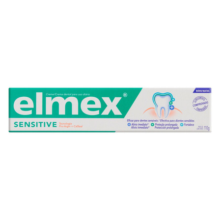 Pasta de dentes Elmex Sensitive  em creme 110 g