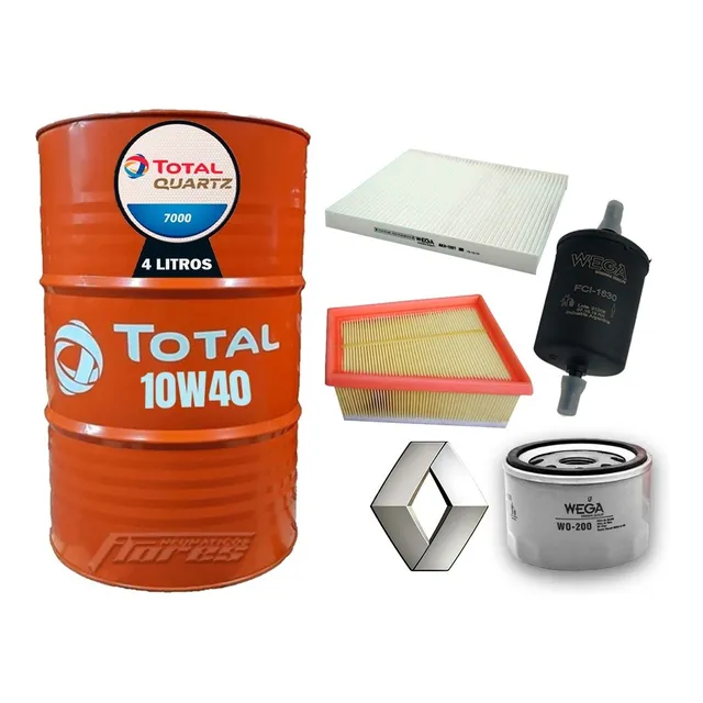Cambio Aceite 10w40 5l + Kit Filtros Renault Sandero 1.6 Gt