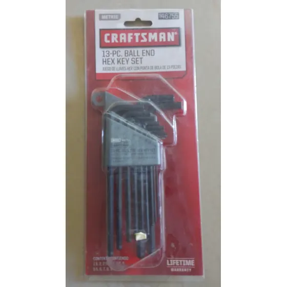 Juego Llaves Allen 13 Pc  Craftsman 