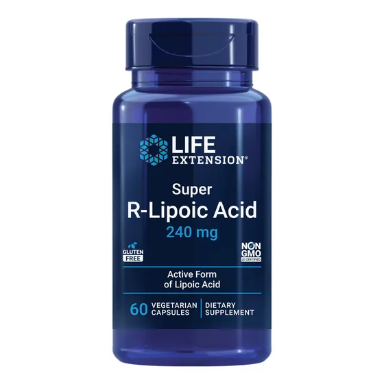 Suplemento Life Extension De Ácido Superr-lipoico 240 Mg 60