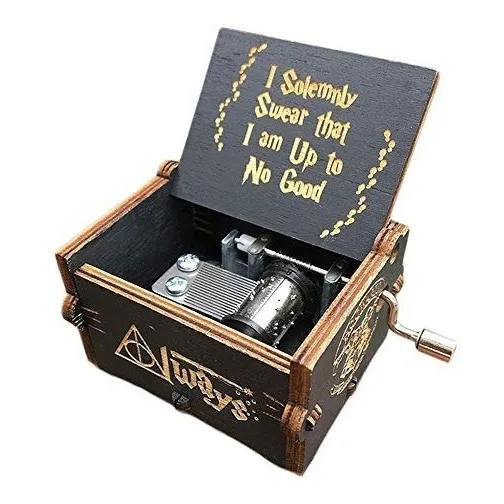 Caja Musical De Madera Harry Potter 