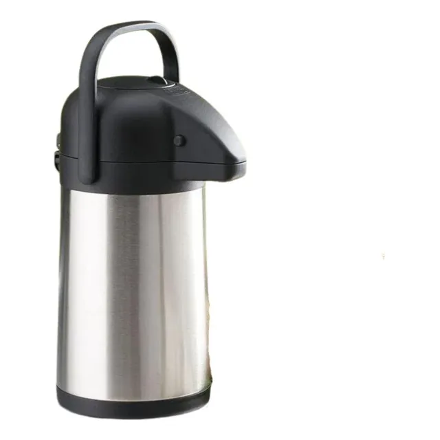 Termo De Cafe Cromado D Acero Inoxidable 3lts 