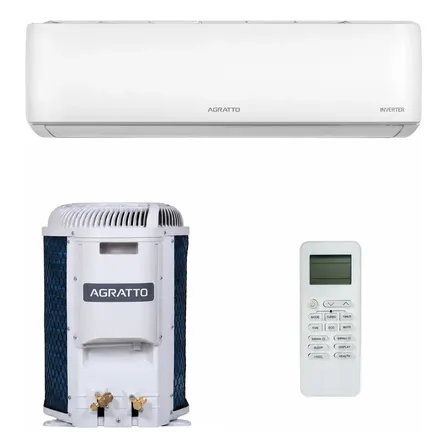 Ar Condicionado Hi Wall Agratto Zen Top Inverter 12k F 220v Branco