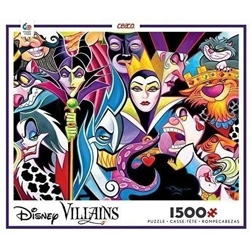 Rompecabezas Villanos Disney 1500 Piezas Malefica
