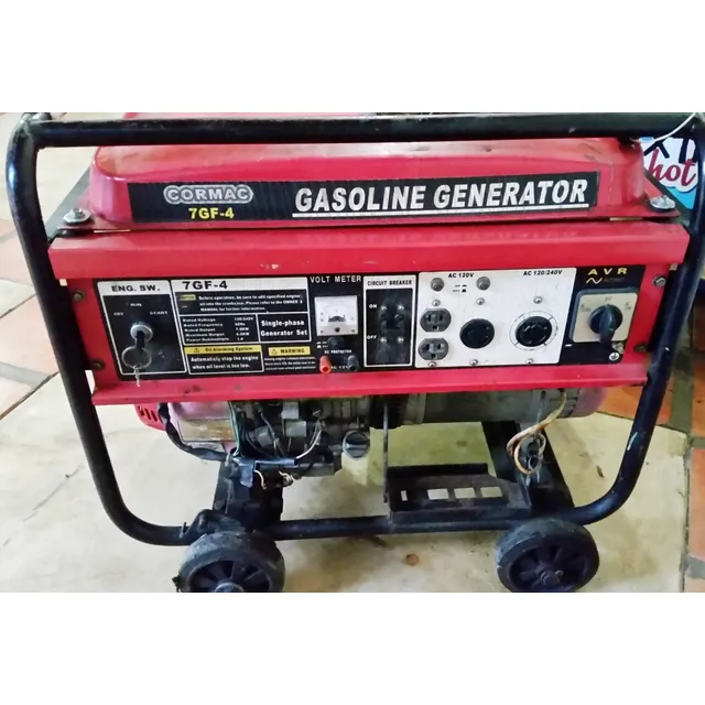 Generador Eléctrico Cormac Gasolina 7.0kw