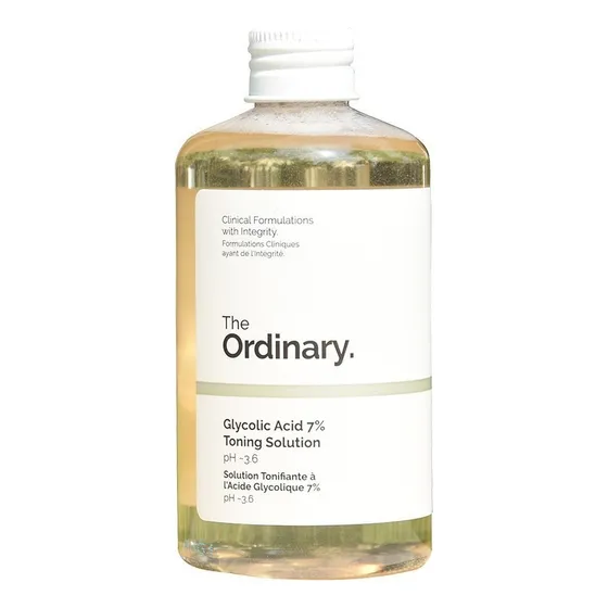 Ácido Glicolico 7%. Tónico The Ordinary 240ml Momento de aplicación Noche Tipo de piel Mixta