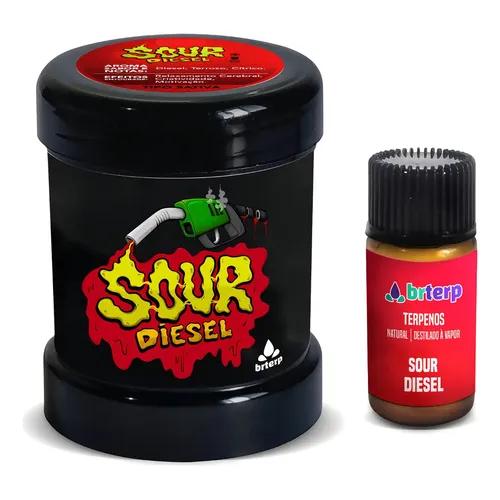 Terpenos Sour Diesel 10ml Wax Liquidizer - Diluente Natural