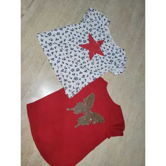 Franelas Marca Gap Kids Para Niñas Talla L (10)