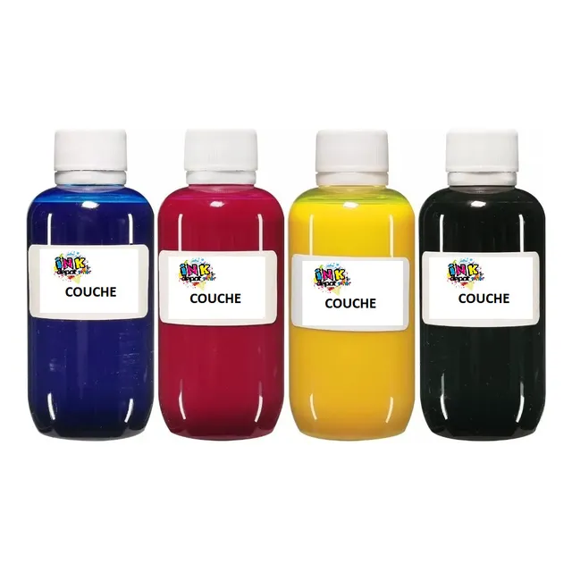 Tinta 4 X 500 Ml  Imprime En Couche