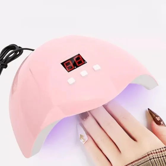 Lámpara De Uñas Uv Led Secador De Uñas De Gel 54w Barnice