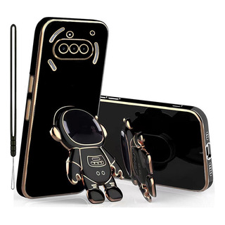 Funda Para Nothing Phone 3a De Silicona Carcasa + Astronauta Soporte + Correas Funda Para Nothing Phone 3a De Silicona Carcasa + Astronauta Soporte + Correas