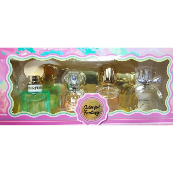 Perfume Mujer Set Box Miniaturas 25ml Pack 4pcs Veyes