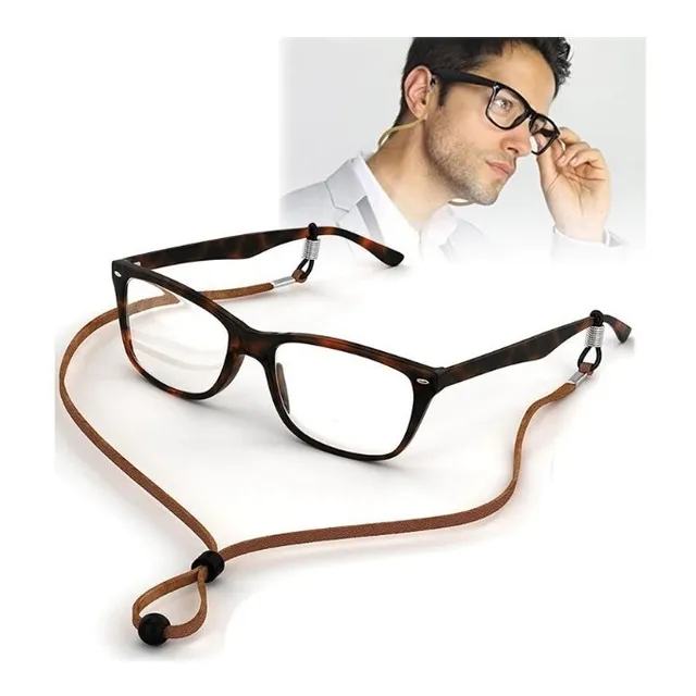 Sujetador De Lentes Gafas  Amarras Strap  Cuero Ajustable