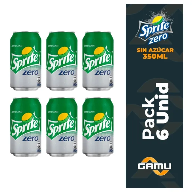Sprite Zero - Pack 6 Unidades