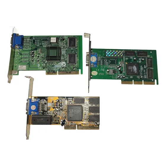 Placa De Video Antiga Agp Lote Com 3 Retrohardware