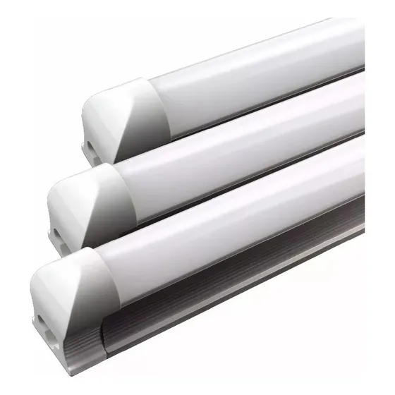 X5 Tubo Led Con Base Canoa 18w T8 120cm Luz Fria