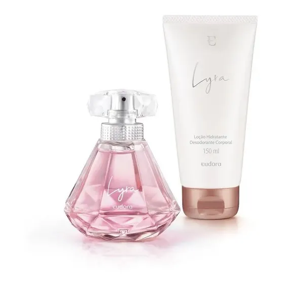 Kit Lyra Eudora Colônia 75ml + Hidratante 150ml