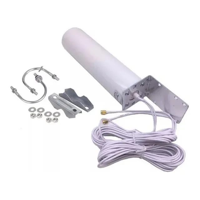 Kit De Antena Ganancia 12dbi, Omnidireccional, Sma Macho