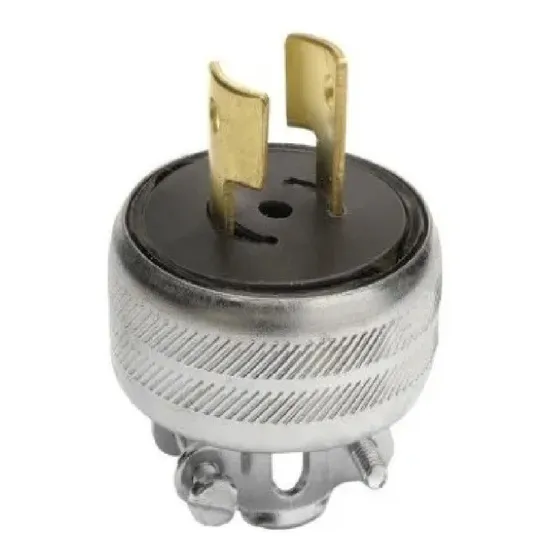 Clavija Media Vuelta 2 Polos 2 Hilos 20a 250v Nema L2-20