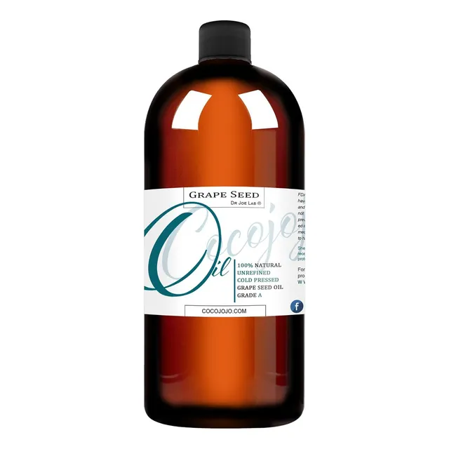 Aceite De Semilla De Uva - 100% Puro, Prensado En Frío