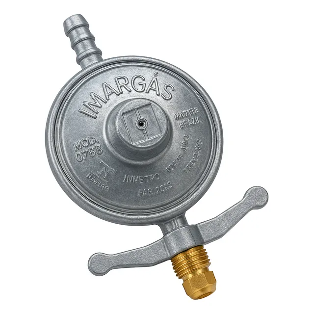 Registro Valvula Regulador De Gas De Cozinha Botijão 13k 