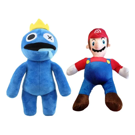 Kit Mario Bros De Peluche + Blue Baby Doll Roblox Plug 50 Cm