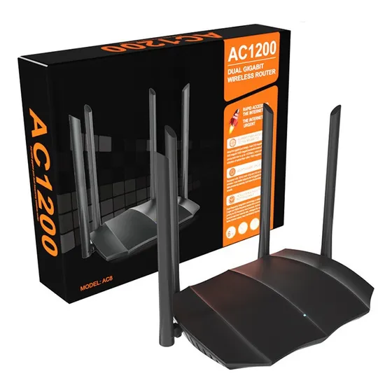 Router Tenda Dual Band Ac1200 5g Gamer Fibra Optica 6dbi