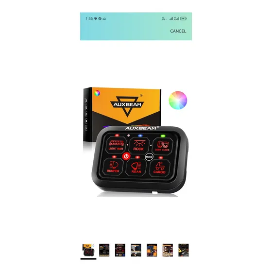 Controlador De Luces De Carro Auxbeam