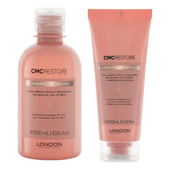 Kit Shampoo 300ml E Condicionador 200g Cmc Restore - London