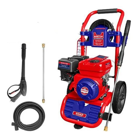 Hidrolavadora A Gasolina, 3,100 Psi, 6.5hp, 214bar, Emtop
