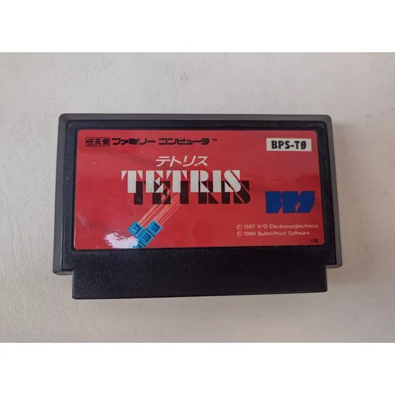 Tetris - Cartucho Original Japonês Nes Nintendinho