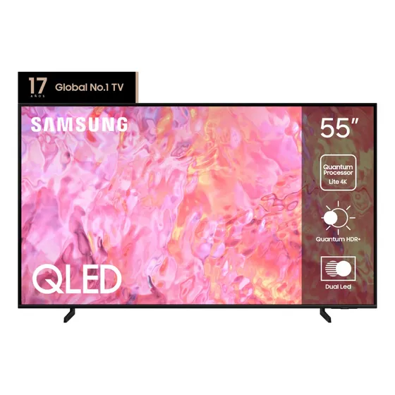 Smart Tv Samsung Qled Qn55q65cagczb 4k 55 220v/240v Negro