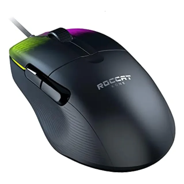 Mouse Roccat Kone Pro Para Juegos De Pc, Ligero