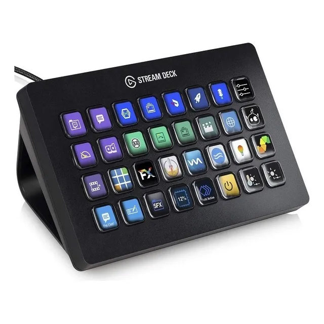 Teclado Elgato Stream Deck Xl 32 Teclas Lcd Negro /v /vc