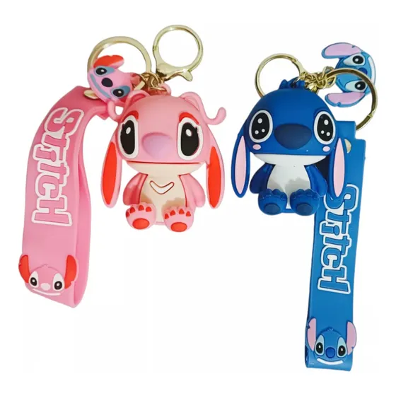 Peluche Llavero Stitch Lilo&stitch Disney X 2 Unidades
