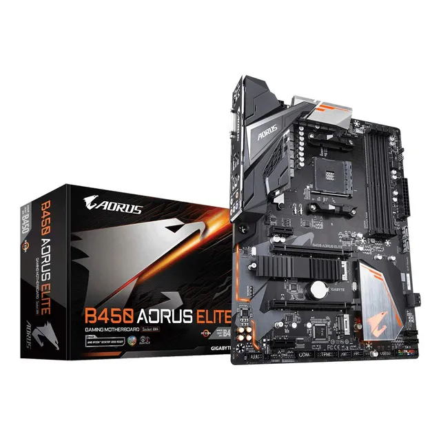 Placa Base Gigabyte B450 Aorus Elite Intel Amd B450 Socket