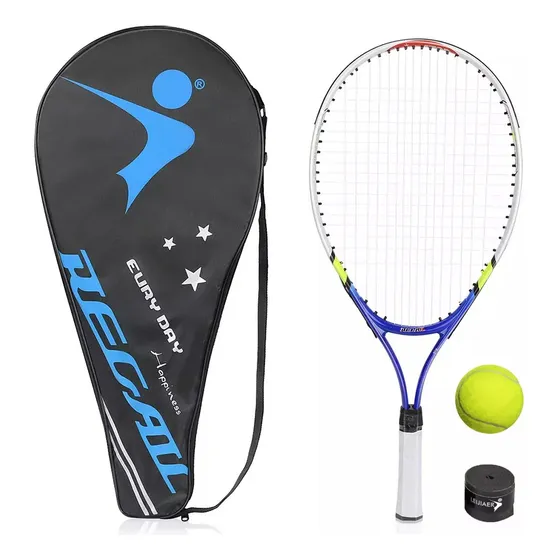 Kye Raqueta De Tenis De 23 Pulgadas Para Niños De 5-12 Años Color Azul