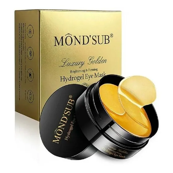 Mascarillas De Hidrogel Luxury Golden Contorno Mondsub Ojera Tipo de piel Todo tipo de piel