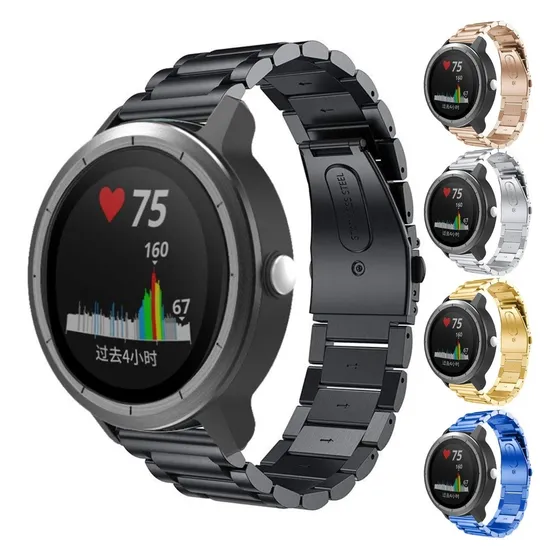 Correa De Eslabones De Lujo Para Garmin Vivoactive 3 