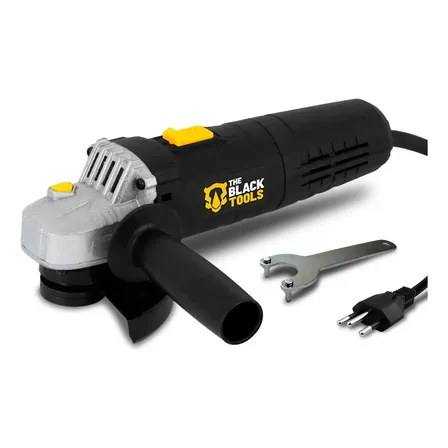 Esmerilhadeira Angular Profissional 4.1/2 Pol. 750w Cor Preto Frequência 60hz 127v BTA750 The Black Tools