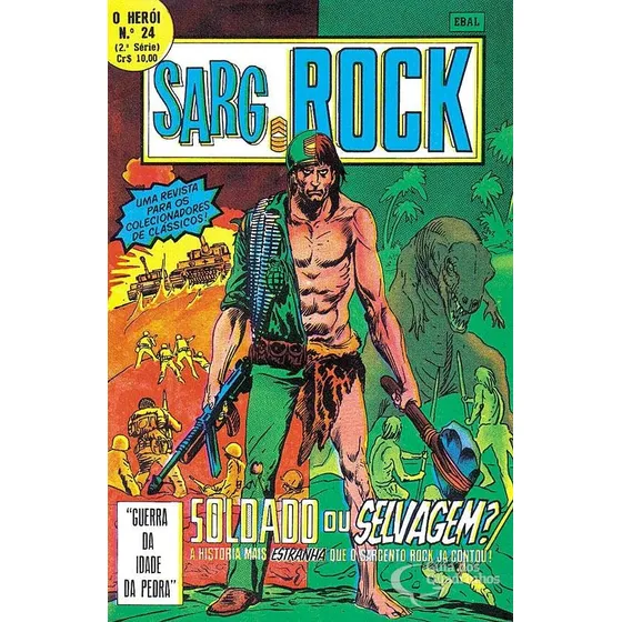 Sarg. Rock (o Herói Em Formatinho) 2a Série - N° 24, De Joe Kurbet. 1, Vol. 24. Editorial Ebal, Capa Mole, Edição 1 Em Português, 1979