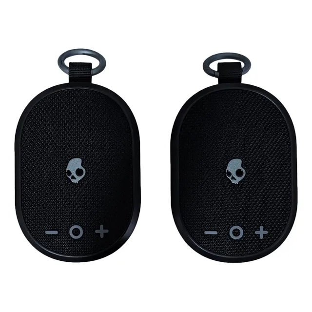Skullcandy Kilo Double Set Bocinas Bluetooth Resistentes Al Agua Con Estuche, Sonido Estéreo Tws 24h Batería Color Negro
