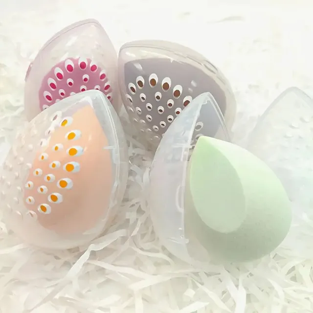 Porta Esponja De Maquillaje Tipo Gota X2