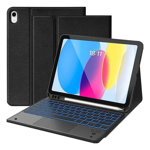 Funda Teclado Español Con Ñ Para 10.9'' iPad 10ª Generación