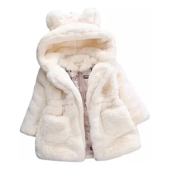 Chaqueta Con Capucha De Felpa Otoño-invierno Para Niños