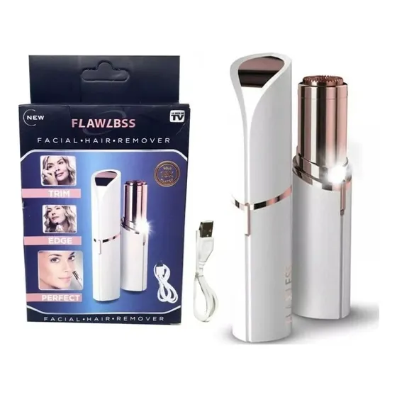 Depiladora Facial Removedor De Vello Sindolor Recargable Usb Color Blanco
