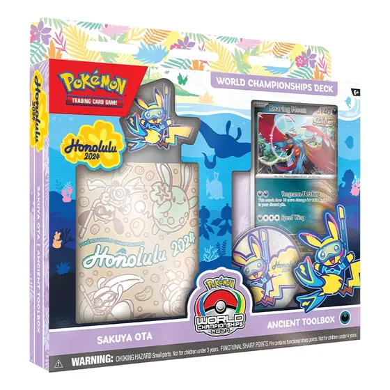 Juego de cartas coleccionables Pokemon TCG Pokémon TCG carta Ancient Toolbox de 1 mazo con 60 cartas