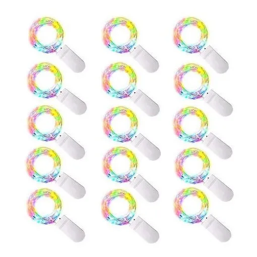 Mini Luces Led Decorativas P/ Botellas Navidad Amor Alambre 