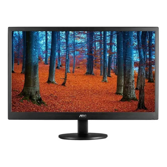 Monitor Aoc Led Vga Hdmi 60hz Série 70 Preto E970swhnl 18,5 